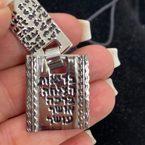 Stainless Steel Star of David Jewish Necklace - Picture 8 of 8